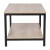 Flash Furniture NAN-JH-17163-GG Modern Industrial 2 Tier Rectangular Metal and Driftwood Coffee Table addl-7