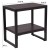 Flash Furniture NAN-JH-1733-GG Charcoal Wood Grain Finish End Table with Black Metal Frame addl-2