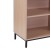 Flash Furniture NAN-JH-1764-GG 29.5"H 4 Shelf Open Bookcase with Oak Wood Grain Finish addl-2