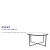 Flash Furniture NAN-JH-1786CT-BK-GG Modern Clear Glass Coffee Table with Crisscross Matte Black Frame addl-3
