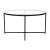 Flash Furniture NAN-JH-1786CT-BK-GG Modern Clear Glass Coffee Table with Crisscross Matte Black Frame addl-7