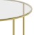 Flash Furniture NAN-JH-1786CT-GG Modern Clear Glass Coffee Table with Crisscross Brushed Gold Frame addl-6