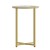 Flash Furniture NAN-JH-1786ET-GG Modern Clear Glass End Table with Crisscross Brushed Gold Frame addl-8