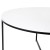 Flash Furniture NAN-JH-1787CT-BK-GG Modern White Finish Coffee Table with Crisscross Matte Black Frame addl-5