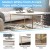 Flash Furniture NAN-JH-1787CT-GG Modern White Finish Coffee Table with Crisscross Brushed Gold Frame addl-3