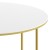 Flash Furniture NAN-JH-1787CT-GG Modern White Finish Coffee Table with Crisscross Brushed Gold Frame addl-5