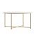 Flash Furniture NAN-JH-1787CT-GG Modern White Finish Coffee Table with Crisscross Brushed Gold Frame addl-6