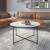 Flash Furniture NAN-JH-1787CT-MRBL-BK-GG Modern White Marble Finish Coffee Table with Crisscross Matte Black Frame addl-1