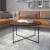 Flash Furniture NAN-JH-1787CT-WAL-BK-GG Modern Walnut Finish Coffee Table with Crisscross Matte Black Frame addl-1