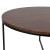 Flash Furniture NAN-JH-1787CT-WAL-BK-GG Modern Walnut Finish Coffee Table with Crisscross Matte Black Frame addl-5