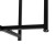 Flash Furniture NAN-JH-1787ET-BK-GG Modern White Finish End Table with Crisscross Matte Black Frame addl-9