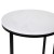 Flash Furniture NAN-JH-1787ET-MRBL-BK-GG Modern White Marble Finish End Table with Crisscross Matte Black Frame addl-5