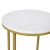 Flash Furniture NAN-JH-1787ET-MRBL-GG Modern White Marble Finish End Table with Crisscross Brushed Gold Frame addl-5