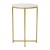 Flash Furniture NAN-JH-1787ET-MRBL-GG Modern White Marble Finish End Table with Crisscross Brushed Gold Frame addl-6