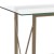 Flash Furniture NAN-JH-1796ST-GG Glass Console Table with Matte Gold Frame addl-4