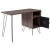 Flash Furniture NAN-JN-21735T-GG Rustic Wood Computer Desk with Metal Cabinet Door and Black Metal Legs addl-4