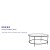 Flash Furniture NAN-JN-21750CT-BK-GG Modern Round Clear Glass Coffee Table with Matte Black Frame addl-3