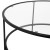 Flash Furniture NAN-JN-21750CT-BK-GG Modern Round Clear Glass Coffee Table with Matte Black Frame addl-6