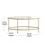 Flash Furniture NAN-JN-21750CT-GG Modern Round Clear Glass Coffee Table with Brushed Gold Frame addl-5