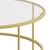 Flash Furniture NAN-JN-21750CT-GG Modern Round Clear Glass Coffee Table with Brushed Gold Frame addl-6