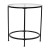 Flash Furniture NAN-JN-21750ET-BK-GG Modern Round Clear Glass End Table with Matte Black Frame addl-7