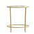 Flash Furniture NAN-JN-21750ET-GG Modern Round Clear Glass End Table with Brushed Gold Frame addl-8