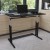 Flash Furniture NAN-JN-21908-GG Black Height Adjustable Sit to Stand Home Office Desk, 27.25-35.75"H addl-1