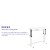 Flash Furniture NAN-JN-21908-WH-GG White Height Adjustable Sit to Stand Home Office Desk, 27.25-35.75"H addl-3