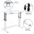 Flash Furniture NAN-JN-21908-WH-GG White Height Adjustable Sit to Stand Home Office Desk, 27.25-35.75"H addl-4