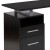 Flash Furniture NAN-JN-2634-G-GG Dark Ash Wood Grain Finish Computer Desk with Drawers and Silver Metal Frame addl-8