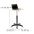 Flash Furniture NAN-JN-2792-MP-GG Maple Sit to Stand Mobile Laptop Computer Desk addl-5