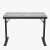 Flash Furniture NAN-JNGT-2842-GG 43" Black Gaming Desk with LED Lights & Tempered Glass Desktop addl-8