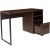 Flash Furniture NAN-NJ-HD10168-GG Rustic Coffee Wood Grain Finish Computer Desk with Black Metal Frame addl-10