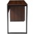 Flash Furniture NAN-NJ-HD10168-GG Rustic Coffee Wood Grain Finish Computer Desk with Black Metal Frame addl-5