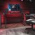 Flash Furniture NAN-RS-G1030-BK-GG Ergonomic Black Gaming Desk with Cup Holder and Headphone Hook addl-1