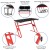 Flash Furniture NAN-RS-G1030-RD-GG Ergonomic Red Gaming Desk with Cup Holder and Headphone Hook addl-3