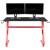 Flash Furniture NAN-RS-G1030-RD-GG Ergonomic Red Gaming Desk with Cup Holder and Headphone Hook addl-6