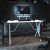 Flash Furniture NAN-RS-G1031-WH-GG White Gaming Desk with Cup Holder, Headphone Hook, and Monitor/Smartphone Stand addl-1