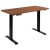 Flash Furniture NAN-TG-2046-R-GG Mahogany Electric Height Adjustable Standing Desk with 48"W x 24"D Table Top addl-11
