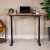 Flash Furniture NAN-TG-2046-R-GG Mahogany Electric Height Adjustable Standing Desk with 48"W x 24"D Table Top addl-5