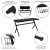 Flash Furniture NAN-TG-D1904L-GG 55" x 24" Extra Large Gaming Desk with Headphone Hook and Cup Holder - Free Mouse Pad addl-3