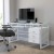 Flash Furniture NAN-WK-017-GG White Computer Desk with Frosted Glass Top and Three Drawer Pedestal addl-5