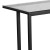 Flash Furniture NAN-WK-055-GG Glass Desk with Black Pedestal Metal Frame addl-8