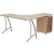 Flash Furniture NAN-WK-113-GG Beech Laminate L-Shape Desk with Three Drawer Pedestal addl-2