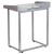 Flash Furniture NAN-YLCD1234-GG Contemporary Clear Tempered Glass Desk with Raised Cable Management Border, Silver Frame addl-4
