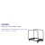 Flash Furniture NG-DY60-GG Black Folding Table Dolly for Round Folding Tables addl-2