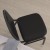 Flash Furniture NG-ZG10006-BK-BK-GG Hercules 500 LB. Capacity Dome Back Stacking Black Vinyl Banquet Chair - Black Metal Frame addl-6