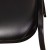Flash Furniture NG-ZG10006-BK-BK-GG Hercules 500 LB. Capacity Dome Back Stacking Black Vinyl Banquet Chair - Black Metal Frame addl-8