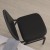 Flash Furniture NG-ZG10006-BK-SILVERVEIN-GG Hercules 500 LB. Capacity Dome Back Stacking Black Vinyl Banquet Chair - Silver Vein Metal Frame addl-6