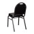 Flash Furniture NG-ZG10006-BK-SILVERVEIN-GG Hercules 500 LB. Capacity Dome Back Stacking Black Vinyl Banquet Chair - Silver Vein Metal Frame addl-7